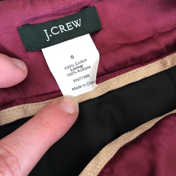 J. Crew Velvet Polka Dot Skirt Size 6 - Picture 3 of 5